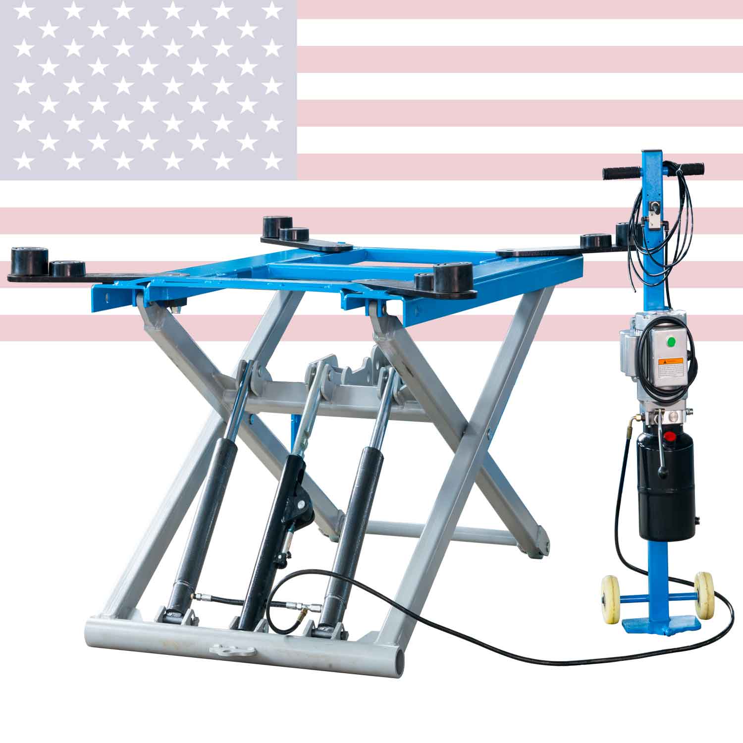 6200 LB.MID RISE SCISSOR AUTOMOTIVE LIFT HYDRAULIC MOVABLE LIFT