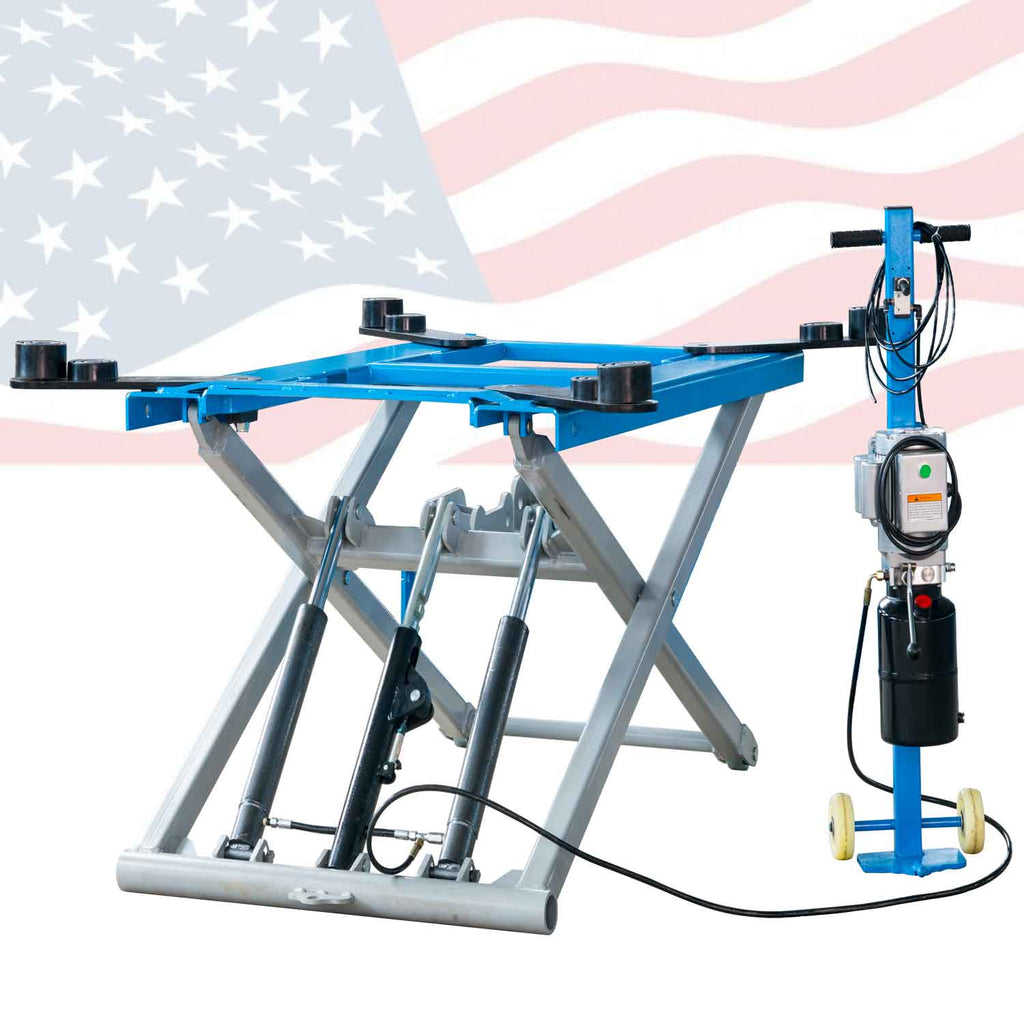 6200 LB.MID RISE SCISSOR AUTOMOTIVE LIFT HYDRAULIC MOVABLE LIFT