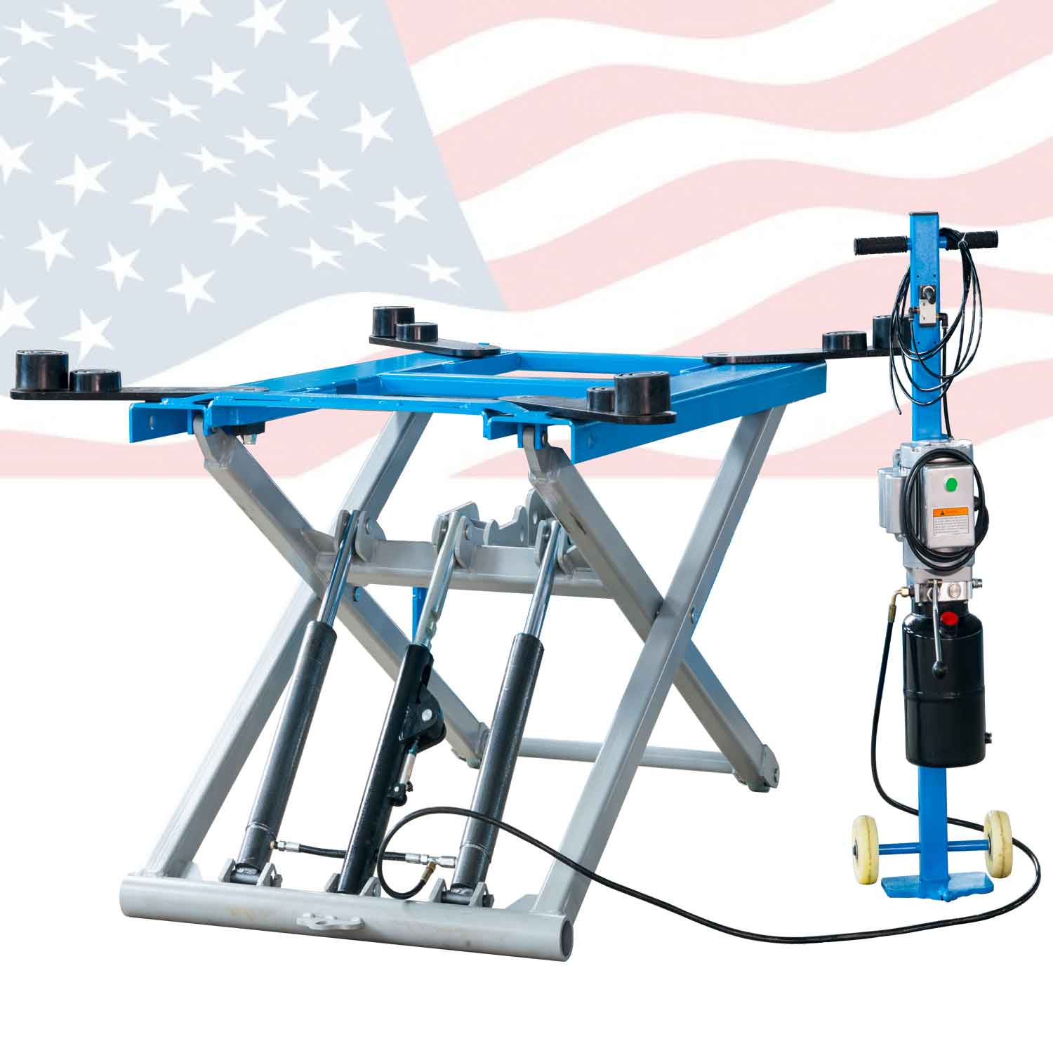 6200 LB.MID RISE SCISSOR AUTOMOTIVE LIFT HYDRAULIC MOVABLE LIFT
