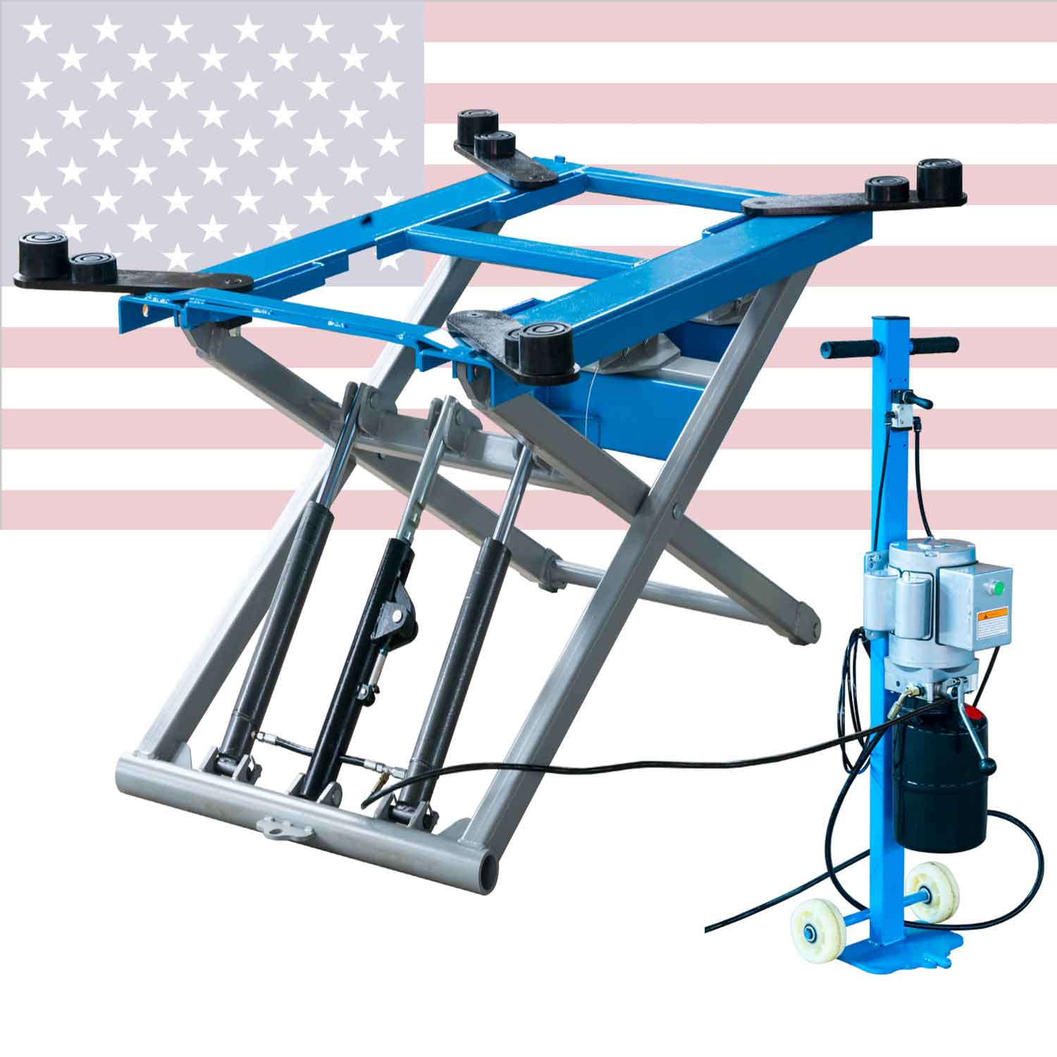 6200 LB.MID RISE SCISSOR AUTOMOTIVE LIFT HYDRAULIC MOVABLE LIFT