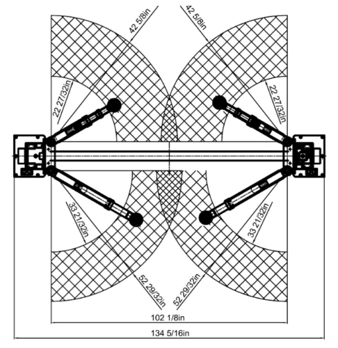 APlusLift HW-10KOH 10000LB 2-Post Heavy Duty Over Head Car Lift Auto Truck Hoist